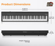 Roland FP-30X 88-Key Digital Piano - Black w/ Adjustable Stand