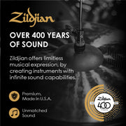 Zildjian K2822 22" K Paper Thin Crash Cymbal w/ Drumstick Bag