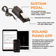 Roland FP-30X 88-Key Digital Piano - Black w/ Adjustable Stand
