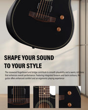 Fender Acoustasonic Standard Telecaster - Black w/ Cleaning Kit