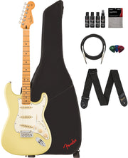 Fender Player II Stratocaster - Hialeah Yellow w/ Cleaning Kit