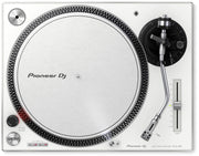 Pioneer DJ PLX-500 Direct Drive Turntable - White w/ Headphones