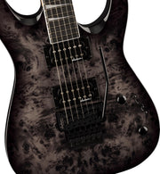 Jackson Dinky JS32 DKAP Electric Guitar - Transparent Black w/ Instrument Cable