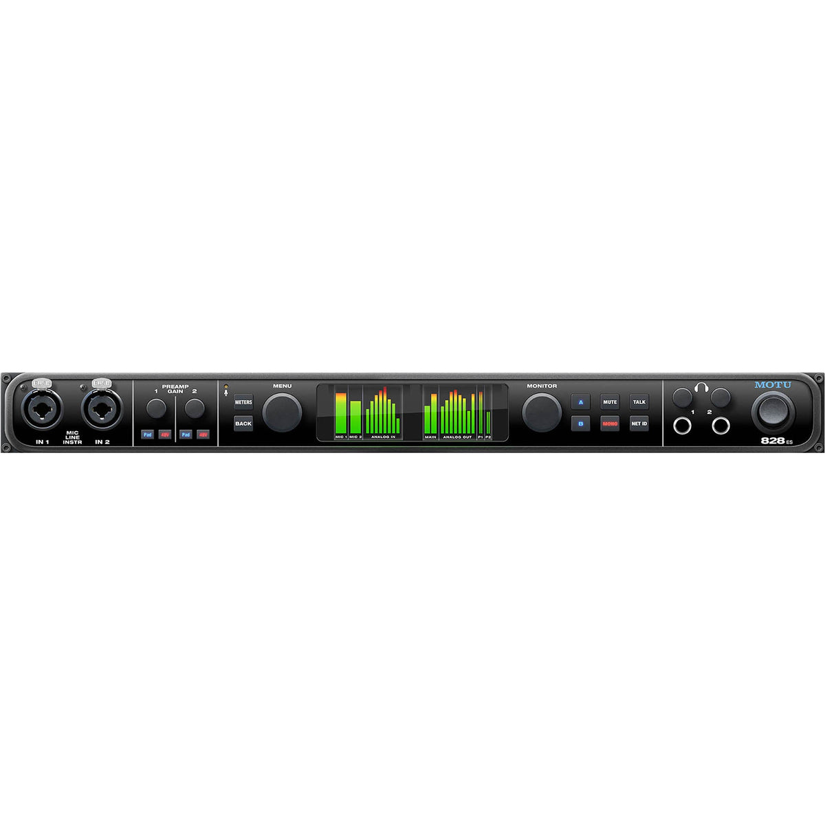 MOTU 828es 28x32 Thunderbolt / USB2 Interface with DSP, Networking and MIDI