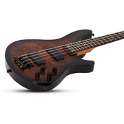 Schecter C-4 Standard 4-String Electric Bass - Charcoal Satin