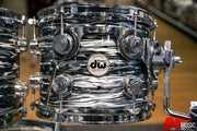 Drum Workshop Collector's Series 4pc Birch Shell Drumset in Black Oyster Finish DRFP0026BBO