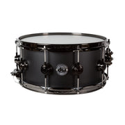 Drum Workshop 3mm Aluminum 6.5”x14” Black Powder Coated Snare Drum