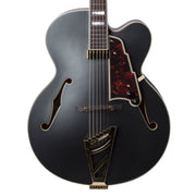 D'Angelico Excel EXL-1 Deluxe Semi-Hollow Electric Guitar In Matte Black (EXL1MMNGT)