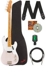 Fender Squier Classic Vibe '50s Precision Bass - White Blonde w/ Gig Bag
