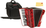 Hohner Hohnica 1305 72 Bass Piano Accordion - Pearl Red w/ Gig Bag