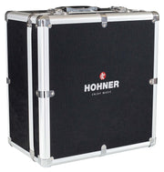 Hohner Compadre FBbEb 3-Row Diatonic Accordion - Orange w/ Hard Case