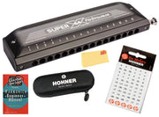 Hohner Super 64X Harmonica - Key of C w/ Key Stickers