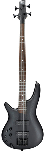 Ibanez SR300EBL SR Standard Bass Guitar, Left Handed - Weathered Black w/ Gig Bag