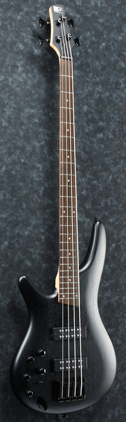 Ibanez SR300EBL SR Standard Bass Guitar, Left Handed - Weathered Black w/ Gig Bag
