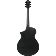 Ibanez AEWC Series Acoustic Electric Guitar, Black Out