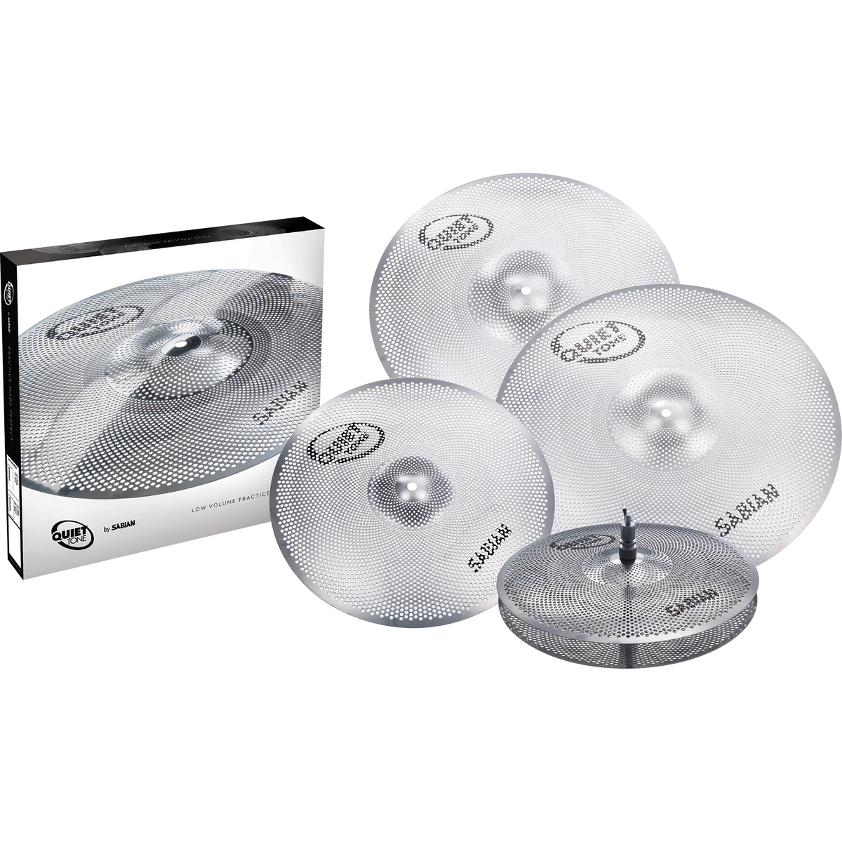 Sabian Quiet Tone Practice Cymbals Set