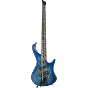 Ibanez EHB1505MSPLF Ergonomic Headless Bass 5-String Electric Bass, Pacific Blue Burst Flat