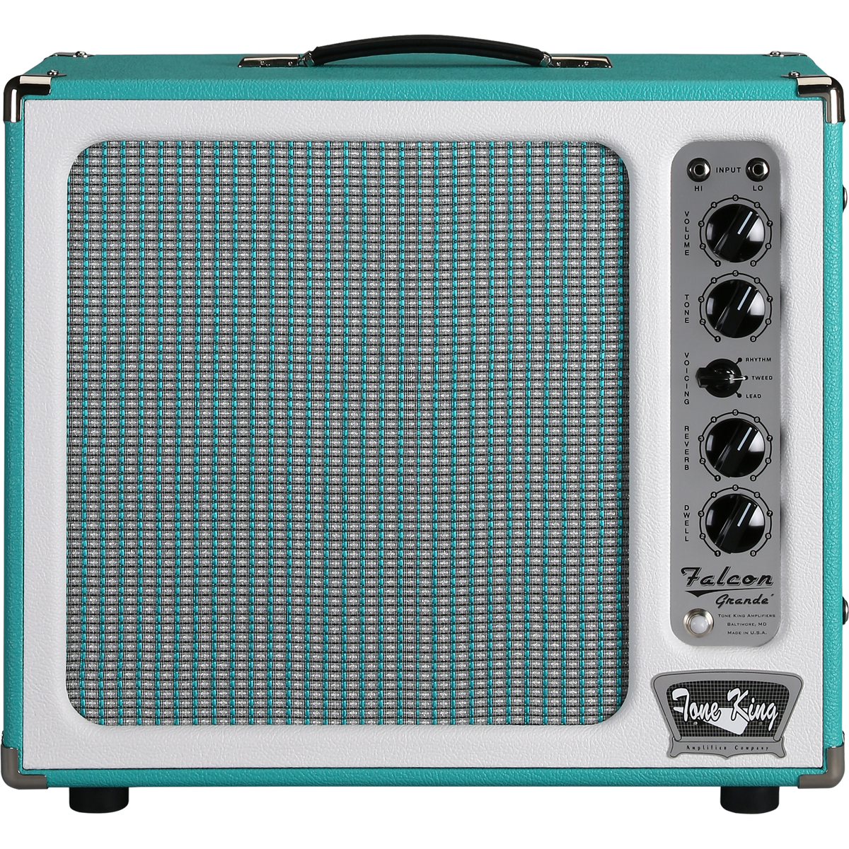 Tone King Falcon Grande 1x12 Combo Amp, Turquoise