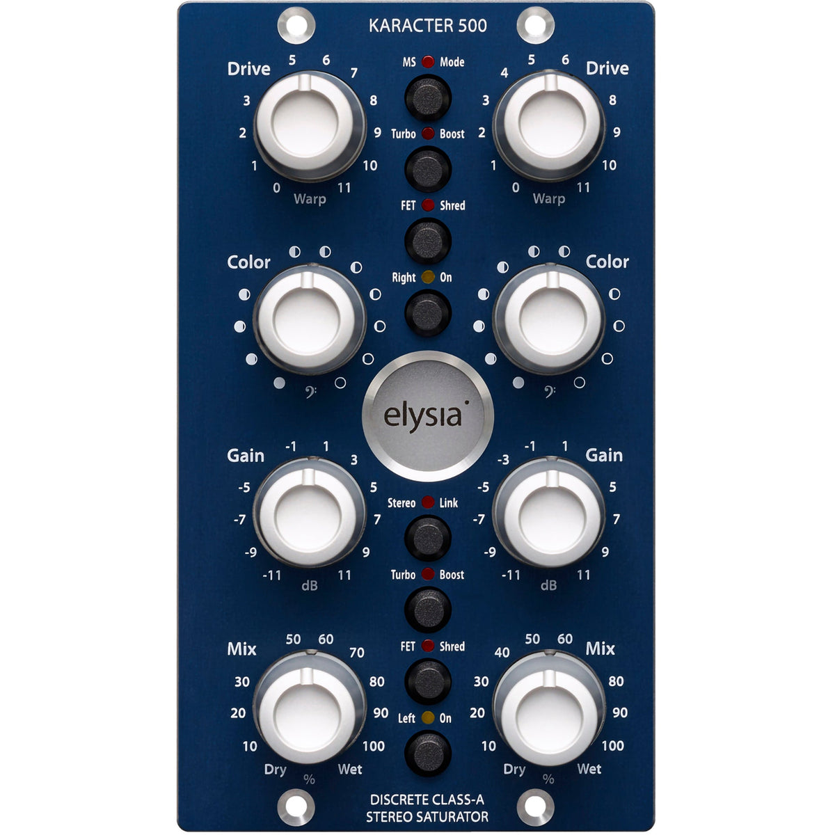 Elysia Karacter Qube 2-channel Color Box 500 Series Module
