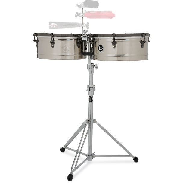 Latin Percussion 14”/15” Steel Black Nickel Hardware E-Class Timbales