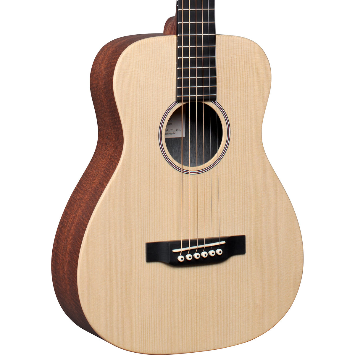 Martin LX1 Little Martin Solid Top Acoustic Guitar with Gig Bag