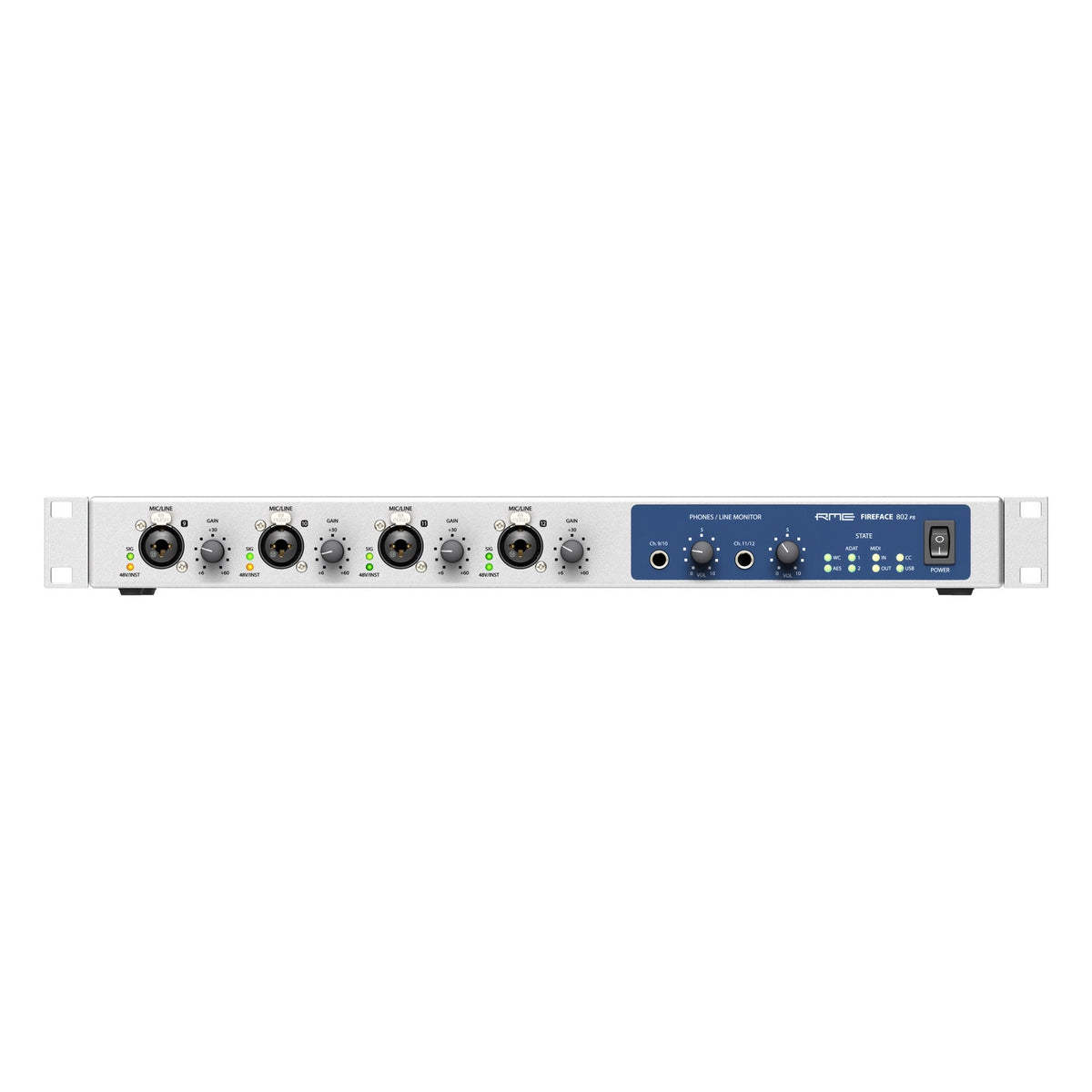 RME Fireface 802 FS 60 Channel 192khz High-End USB Audio Interface